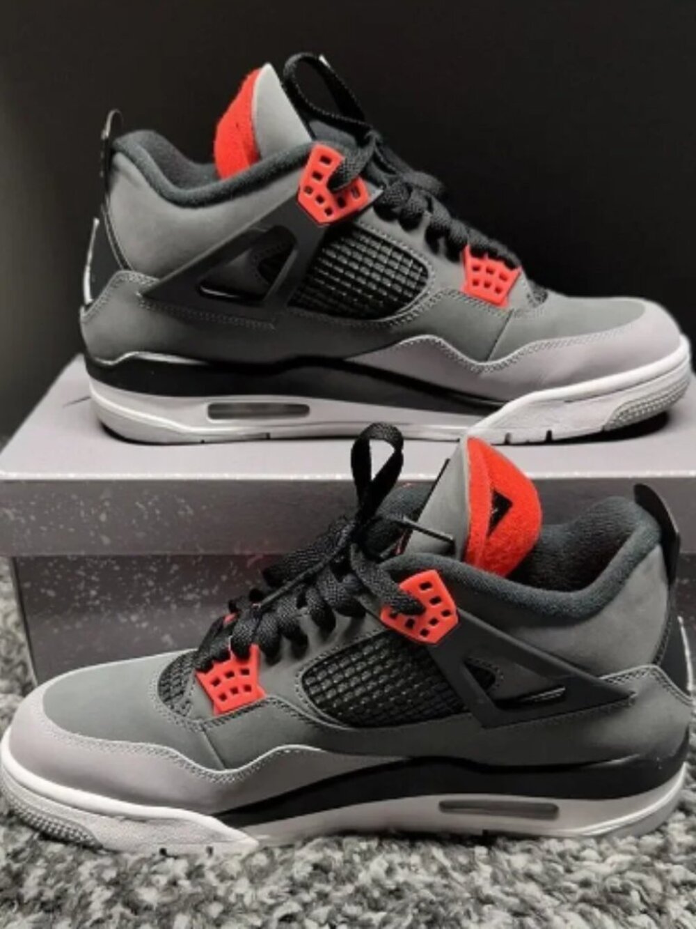 Air Jordan 4 Infrared Shoes Sneakers Mens‎